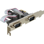 DeLock PCI Express Card 2 x Serial - Serieller Adapter - PCI Express x1 Low Profile 89220