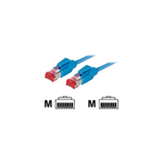 Patchkabel S/FTP PiMF Cat6 blau 7,5m halogenfrei, Draka Kabel Hirose TM21