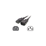 EFB-Elektronik Stromkabel - IEC 320 EN 60320 C14 (M) - IEC 320 EN 60320 C13 (W) - 3 m - Schwarz EK503.3