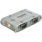DeLock USB 2.0 to 4 port serial HUB - Serieller Adapter - Hi-Speed USB 87414