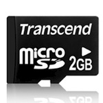Transcend SD (Secure Digital) 2GB TS2GUSDC microSD