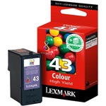 Original Lexmark 18YX143E Tinte color