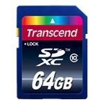 Transcend Flash-Speicherkarte TS64GSDXC10 - 64 GB - Class 10 - SDXC Memory Card TS64GSDXC10