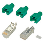 HiRose RJ-45 Stecker 10er Pack, grün