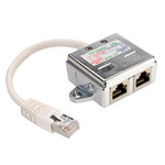 T-Adapter, RJ45 St auf 2x 10/100, STP 504195