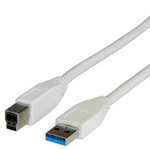 VALUE USB 3.0 Kabel, Typ A - B, 1,8m