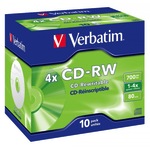 CD-RW 43123 Verbatim 700MB/80 Min 1-4x