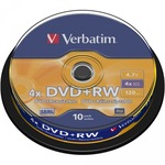 DVD+RW 43488 Verbatim 4,7 GB/120 Min 4x