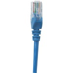 IC Intracom Patch-Kabel - RJ-45 (M) - RJ-45 (M) - 5 m - SFTP - ( Kategorie 5e ) - gepresst, glatt, mit Schutzmanschette - Blau 330657