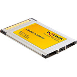 DeLock PCMCIA Adapter CardBus to 2x USB 2.0 - USB-Adapter - CardBus 61745