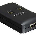 DeLock USB 2.0 Sharing Switch - USB-Umschalter für die gemeinsame Nutzung von Peripheriegeräten - 2 Anschlüsse 87482