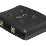 DeLock USB 2.0 Sharing Switch - USB-Umschalter für die gemeinsame Nutzung von Peripheriegeräten - 4 Anschlüsse 87483