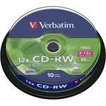 CD-RW 43480 Verbatim 700MB/80 Min 8-12x
