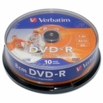 8 cm DVD-R 43573 Verbatim 1,46 GB/20 Min 4x