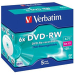 DVD-RW Verbatim 43525 4,7 GB/120 Min 6x