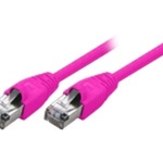 Tecline Patch-Kabel - RJ-45 (M) - RJ-45 (M) - 7.5 m - SSTP-Kabel - ( Kategorie 6 ) - halogenfrei - Magenta 71407M