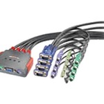 ROLINE KVM-Switch Star, 4fach PS/2 Audio
