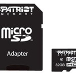 PATRIOT SD (Secure Digital) 32GB PSF32GMCSDHC43P microSDHC Class 10