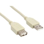 InLine USB 2.0 Verlängerung - St/Bu Typ A - beige - 1,8m 34618X
