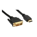 InLine HDMI-DVI Kabel - vergoldete Kontakte - HDMI St auf DVI 18+1 St - 3m 17663P