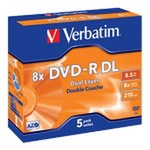 DVD-R Dual Layer 43596 Verbatim 8,5 GB/240 Min 8x