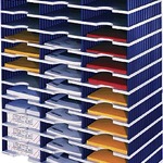 Styrodoc 268-0312.38 36 fächer grau/blau