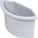 Helit Abfalleinsatz H6106782 grau 2l