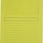 EXACOMPTA Sichtmappe 50109E gelb VE100