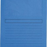 EXACOMPTA Sichtmappe 50102E blau VE100