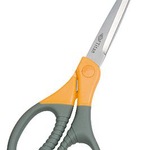 Wedo Schere 9858 grau/gelb
