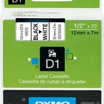 Dymo Etikettenband 45013 12mm/7m sw/we