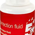 5 Star Korrekturflüssigkeit 20ml weiß