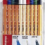 Stabilo Tintenfein 8810/00-10 sort VE10