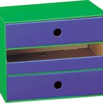Landré Schubladenbox 350000017 blau/grün