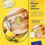 Avery Zweckform Avery CD/DVD Labels - CD/DVD-Etiketten - weiß L6015-25