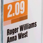 Durable Türschild CRYSTAL SIGN 4820-19