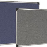 5 Star Pintafel 90x60cm blau. Alu-Rahmen