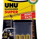 UHU Alleskleber 44305 MINIS 3x1g