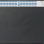 Durable Schreibunterlage 7204-01 sw m. Vollsichtplatte 52x65cm