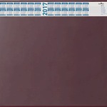 Durable Schreibunterlage 7204-03 rot m. Vollsichtplatte 52x65cm