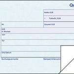 Zweckform Quittung m. Mwst. 306