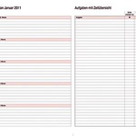 Chronoplan Monatsplan Midi 50511-2012