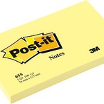 3M-Post it Notes 655 gelb