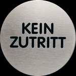 Durable Edelst-Picto Kein Zutritt 491261