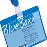 Durable Namensschild 8106-06 bl. VE=25