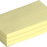 5 Star Haftnotizen 127x76mm gelb