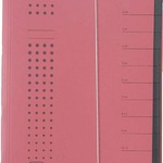 Elba Ordnungsmappen A4/12F rot 42496