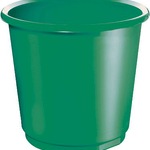 5 Star Papierkorb 18l grün