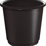 5 Star Papierkorb 18l schwarz