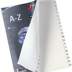 Hetzel PVC-Register 25230401 A-Z weiß